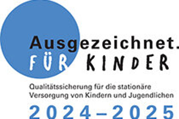Logo Ausgezeichnet für Kinder 2024-2025