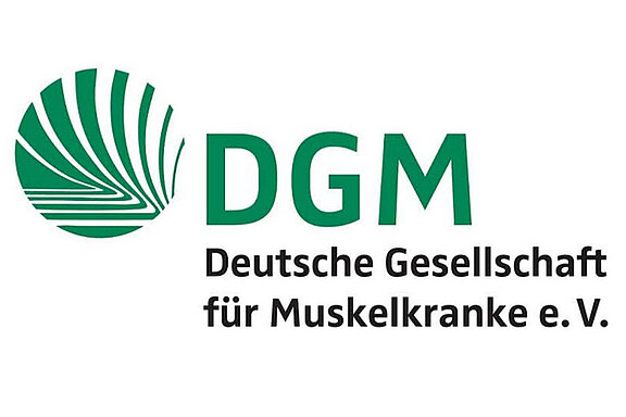 Logo der Deutschen Gesellschaft für Muskelkranke e. V. (DGM)
