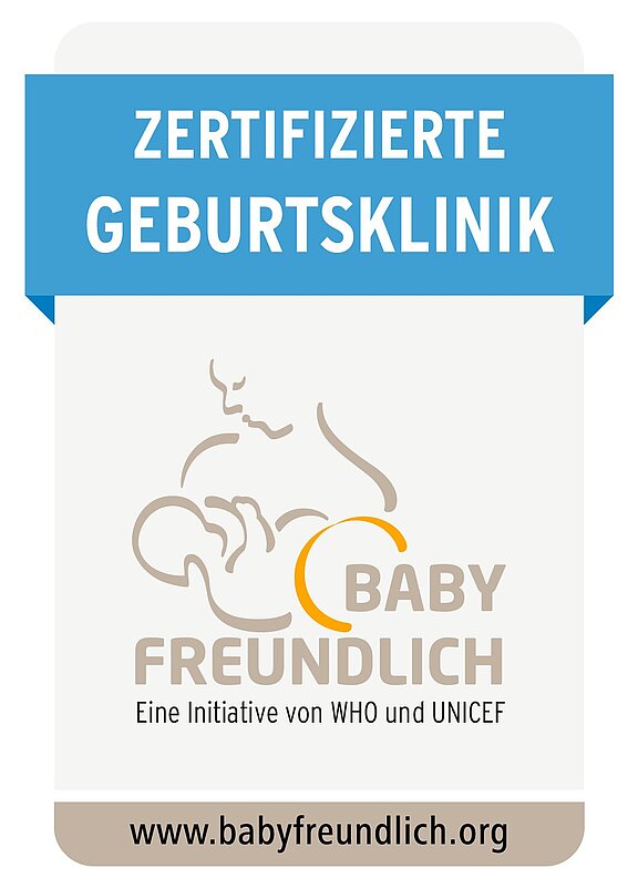 Logo Babyfreundlich - Zertifizierte Geburtsklinik