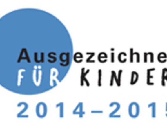 Logo Ausgezeichnet für Kinder 2014-2014