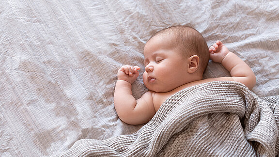 Ein schlafendes Baby