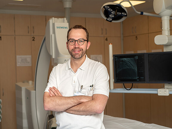 Dr. Christian Eickholt,  Chefarzt der Klinik für Kardiologie