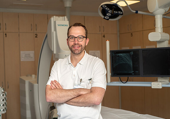 Dr. Christian Eickholt,  Chefarzt der Klinik für Kardiologie